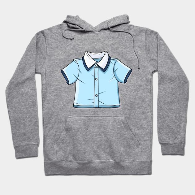 Hoodie with white collar hot sale